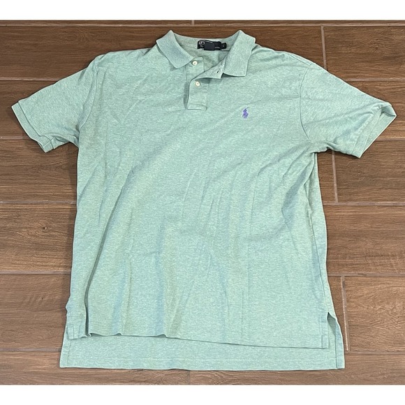 Ralph Lauren Other - Polo Ralph Lauren Men's Polo Shirt Green Purple Pony Preppy Casual Short Sleeve